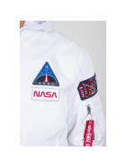 Alpha Industries MA-1 TT Hood NASA, white