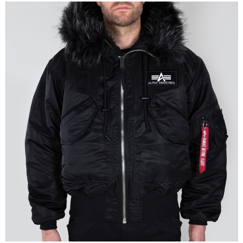 Jackets Alpha Industries 45P Hooded Custom Black