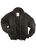 MILTEC US Fliegerjacke CWU basic, black