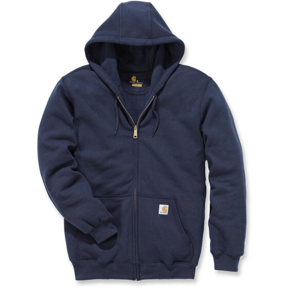 CARHARTT Midweight Hooded Zip Front Sweatshirt, dunkelblau