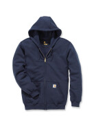 CARHARTT Midweight Hooded Zip Front Sweatshirt, dunkelblau