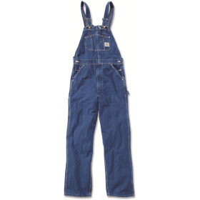 CARHARTT Washed Denim Bib Overall, blau W50/L32