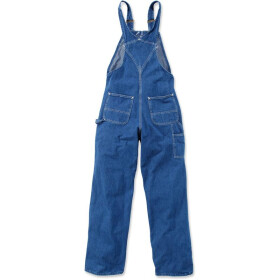 CARHARTT Washed Denim Bib Overall, blau W50/L32