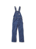 CARHARTT Washed Denim Bib Overall, blau W50/L32