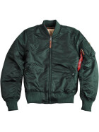 Alpha Industries MA-1 VF 59 LONG, dark petrol